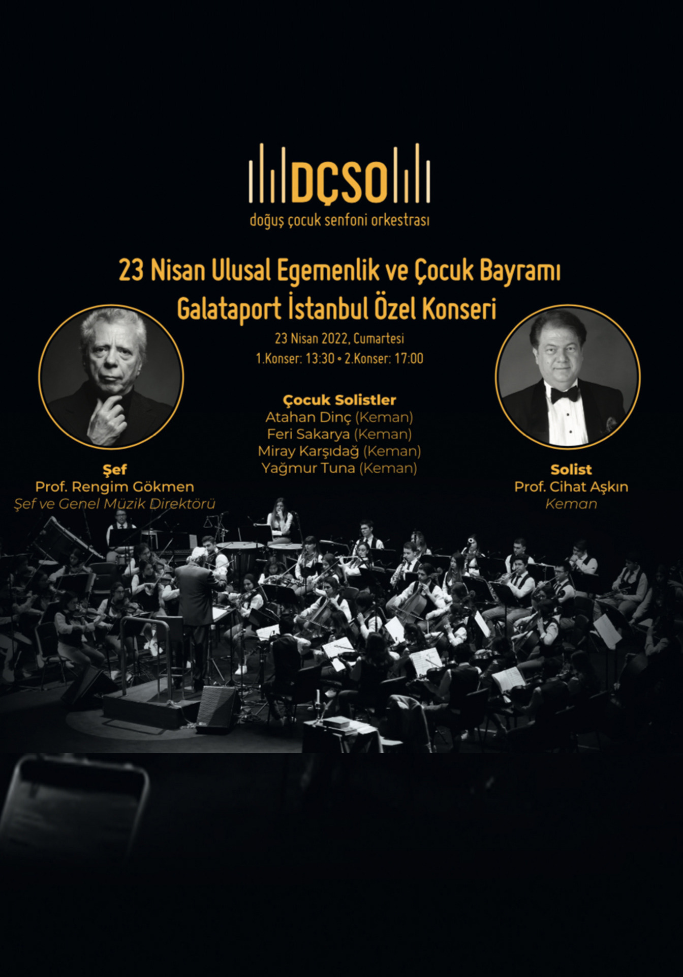 DÇSO 23 Nisan­ Galataport İstanbul ­Özel­ Konseri